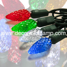 christmas lights led multicolor c6 100