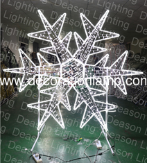 giant snowflake outdoor christmas decorations