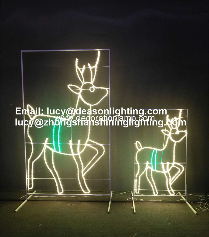 led reindeer outdoor christmas decorations